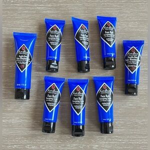 Jack Black Skincare For Men Bundle of 8 Face Buff & Double Duty Travel Size